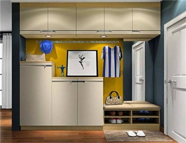 進(jìn)門玄關(guān)處定制鞋柜如何設(shè)計？實用又美觀